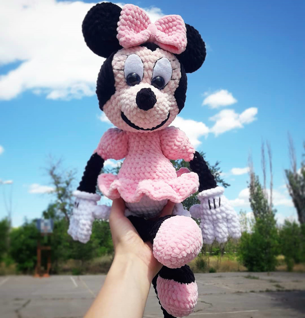 Минни Маус — схема амигуруми