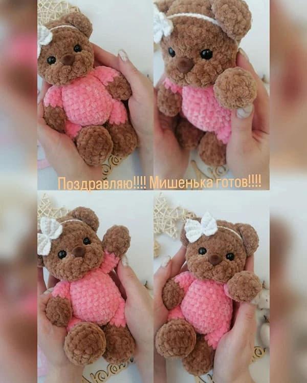 Мишенька в розовом — этап 2