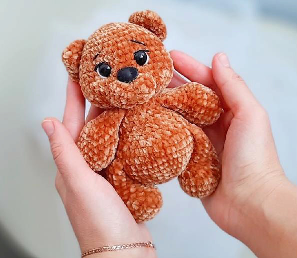 Мишка — схема амигуруми