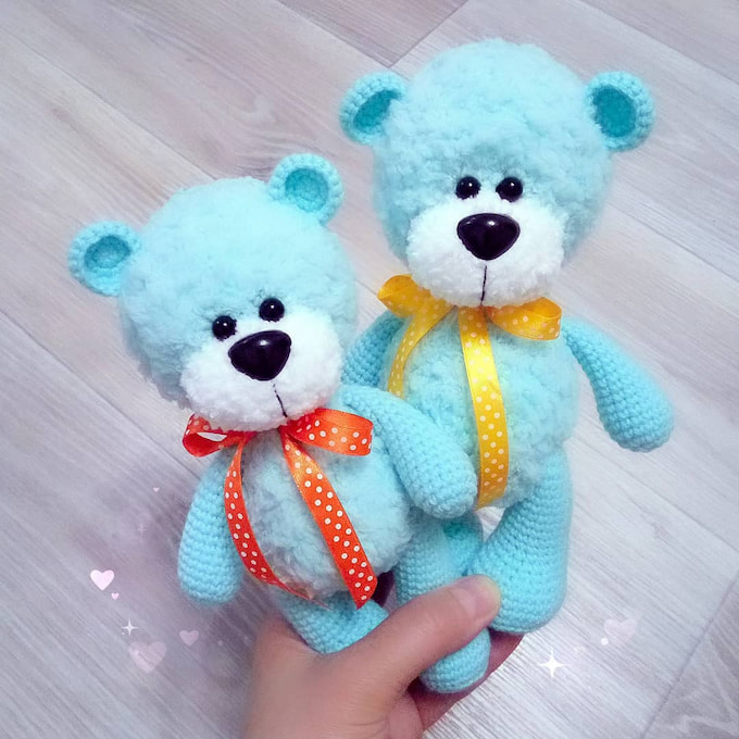 Мишка — схема амигуруми