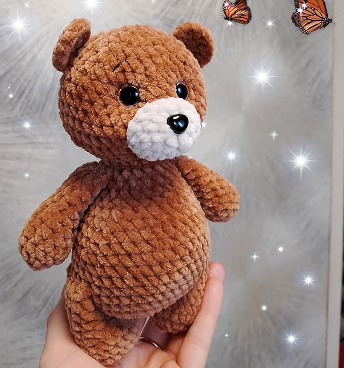 Мишка Потапыч — схема амигуруми