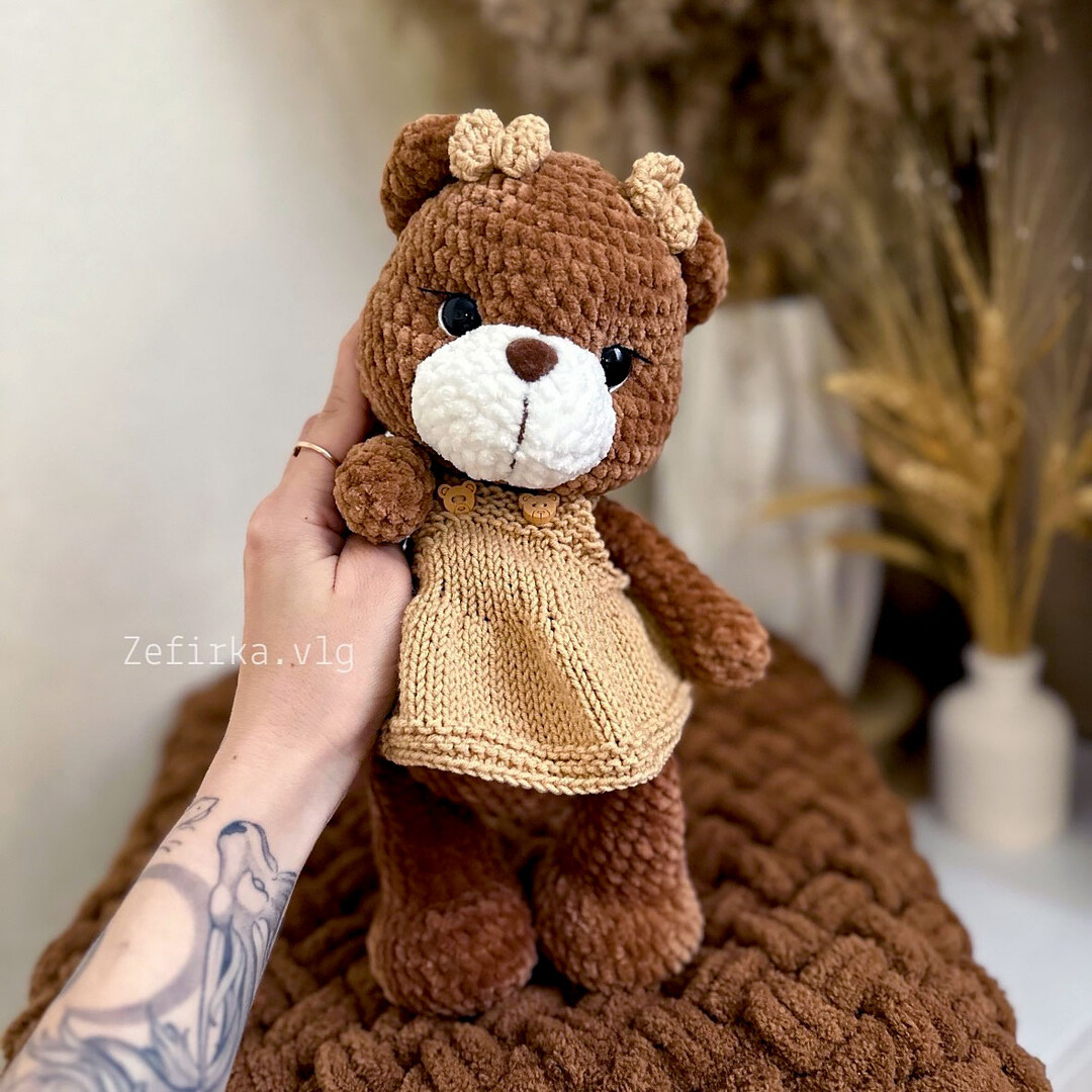 Мишка Топа — схема амигуруми