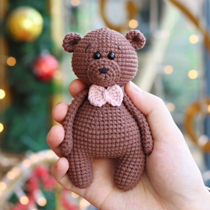Мишка — схема амигуруми