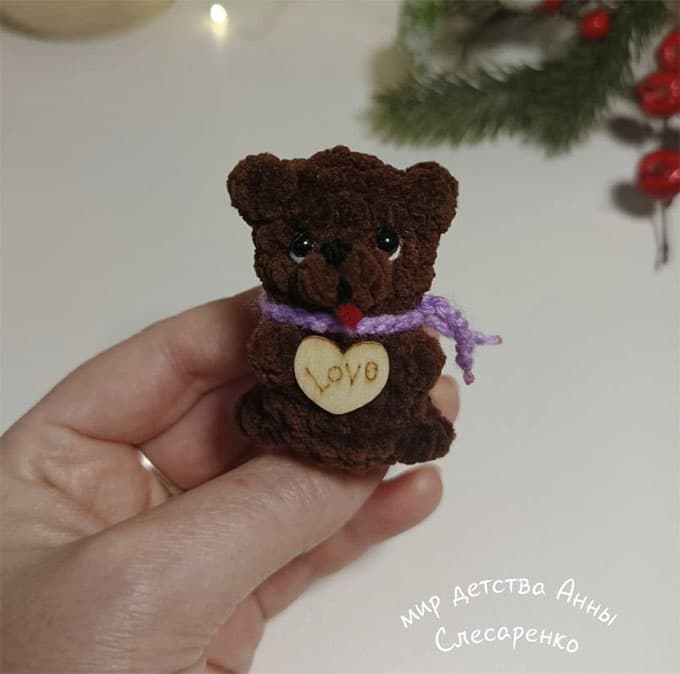 Мишуля — схема амигуруми