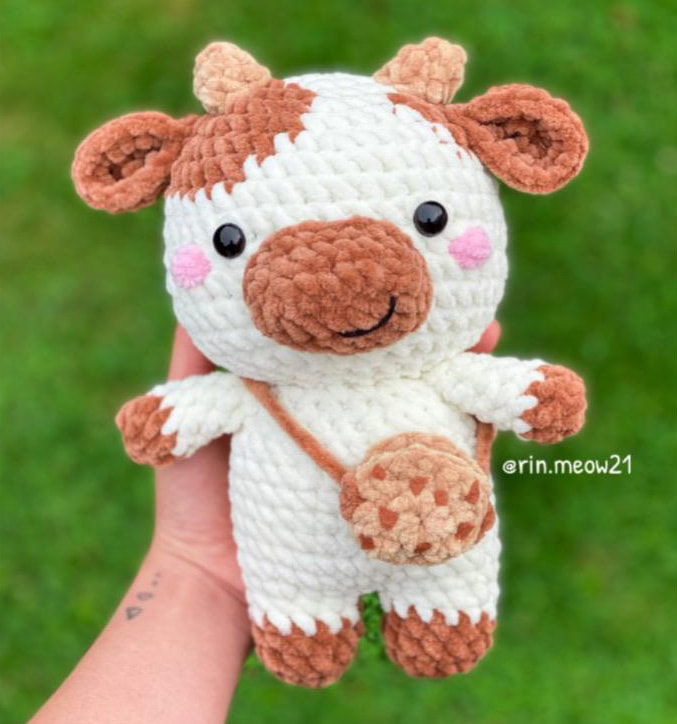 Молочная корова — схема амигуруми