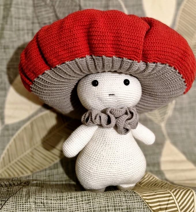 Mushroom Guy — схема амигуруми