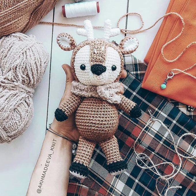 Оленёнок — схема амигуруми