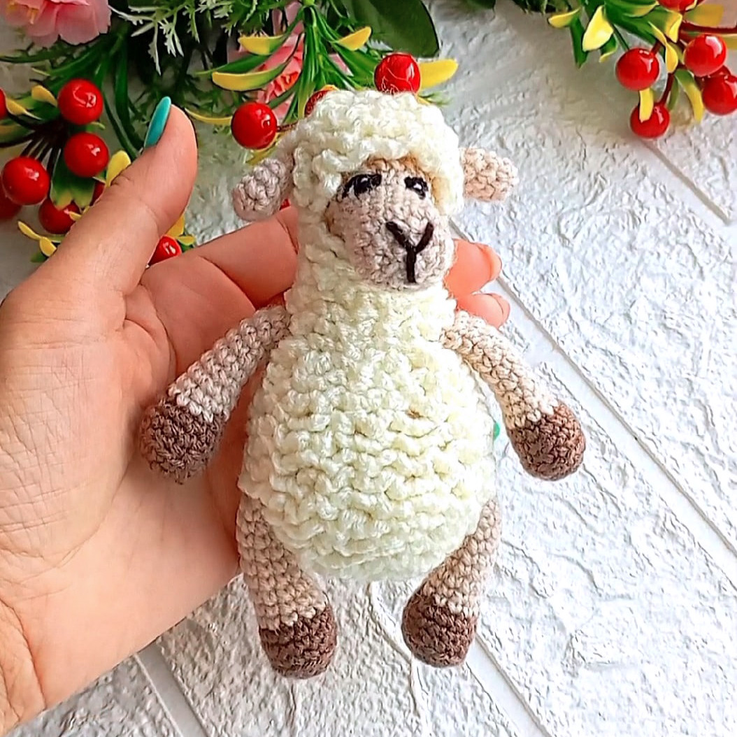 Овечка — схема амигуруми