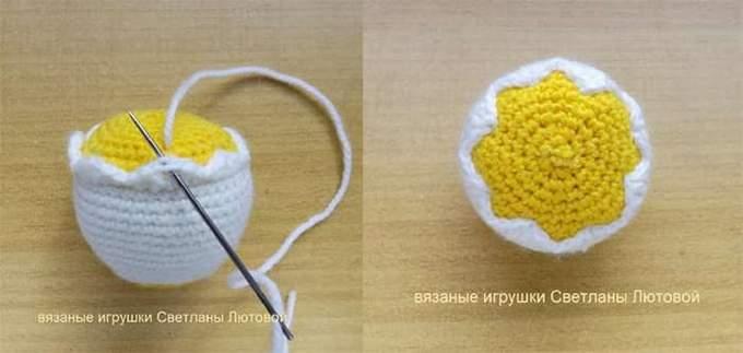 Пасхальный цыплёнок — этап 1