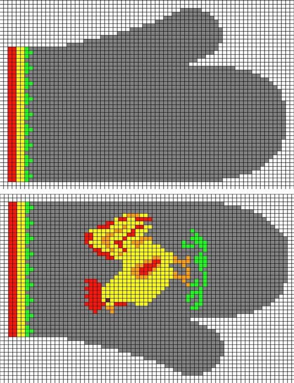 Прихватки-рукавички — этап 3