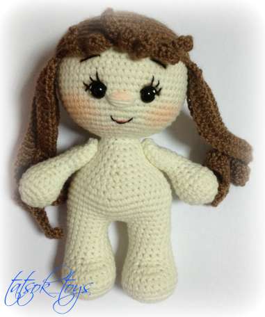 Пупс малышка в костюме Снегурочки — этап 23