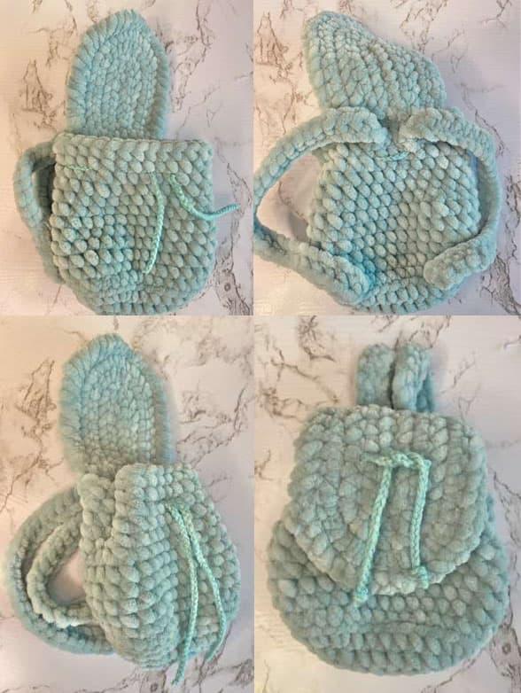 Рюкзак-мишка — этап 1