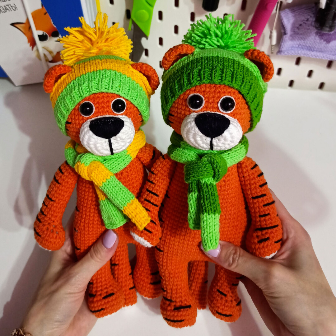 Тигрёнок — схема амигуруми