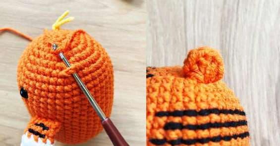 Тигруля-брелок — этап 2