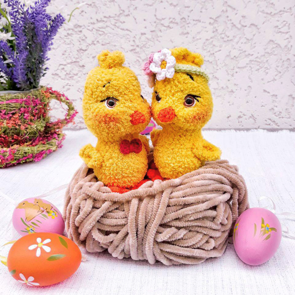 Цыпа и Цып — схема амигуруми