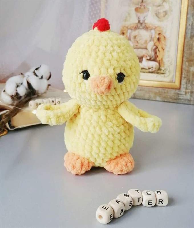 Цыплёнок Пи — схема амигуруми