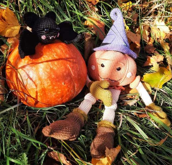 Тыковка Boo — схема амигуруми