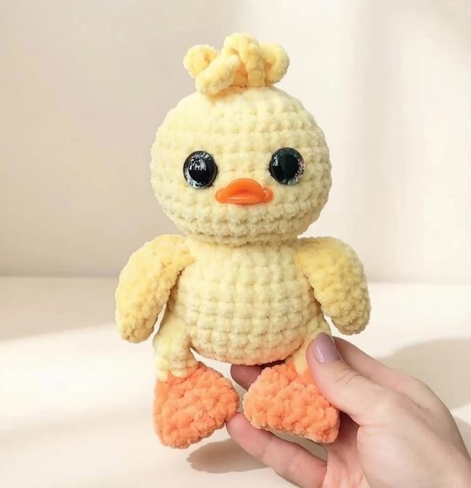 Утёнок — схема амигуруми