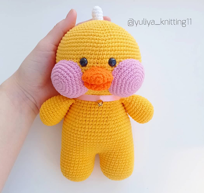 Уточка Lalafanfan — схема амигуруми