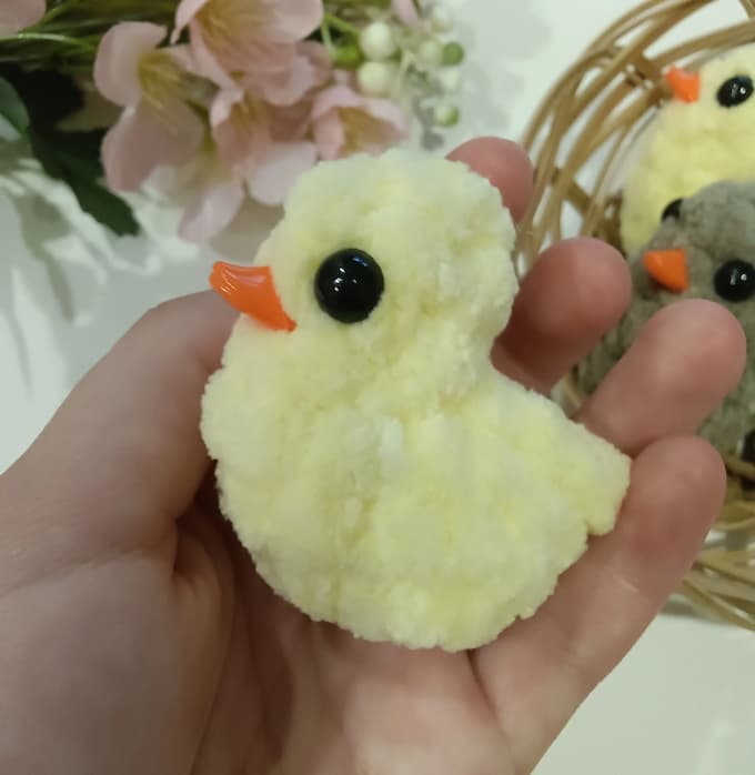 Уточка — схема амигуруми