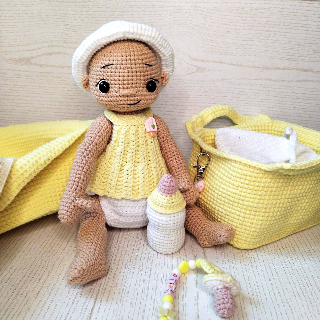 Ванечка и Манечка — схема амигуруми