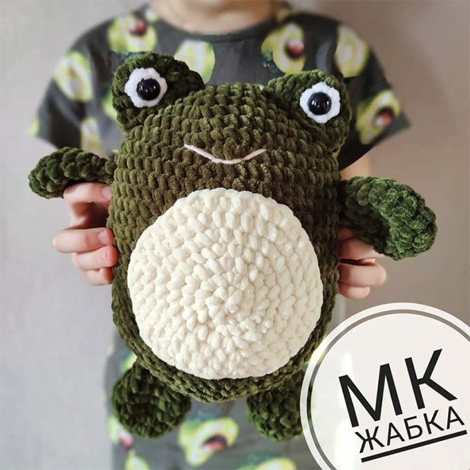 Жабка — схема амигуруми